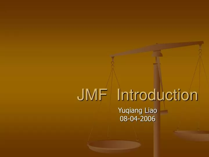 jmf introduction
