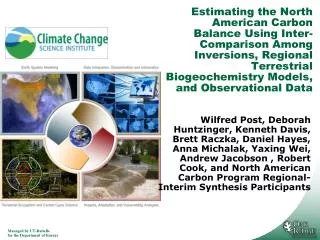 North America Carbon Program Synthesis Objectives