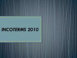 incoterms 2010