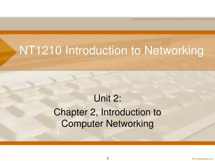 nt1210 introduction to networking