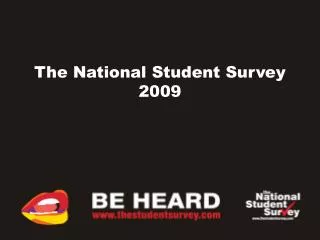 The National Student Survey 2009