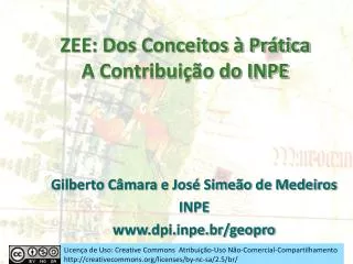 zee dos conceitos pr tica a contribui o do inpe