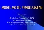 MODEL-MODEL PEMBELAJARAN - slide 1