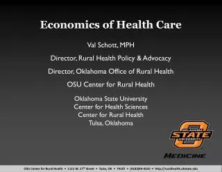 Economics of Health Care