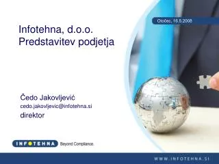 infotehna d o o predstavitev podjetja