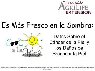 es m s fresco en la sombra