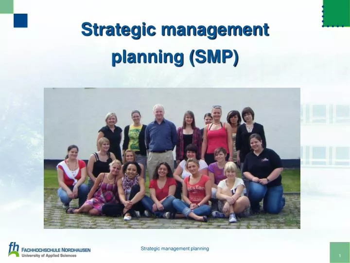 strategic management planning smp