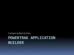 Powertrak Application Builder - slide 1