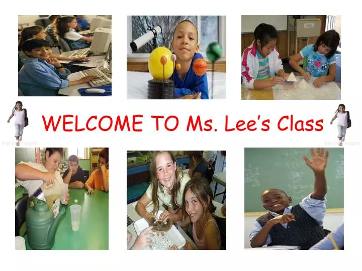 welcome to ms lee s class