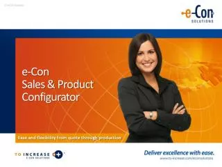 e-Con Sales &amp; Product Configurator