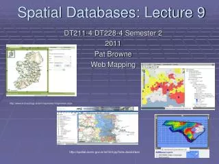 Spatial Databases: Lecture 9