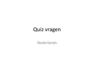 quiz vragen
