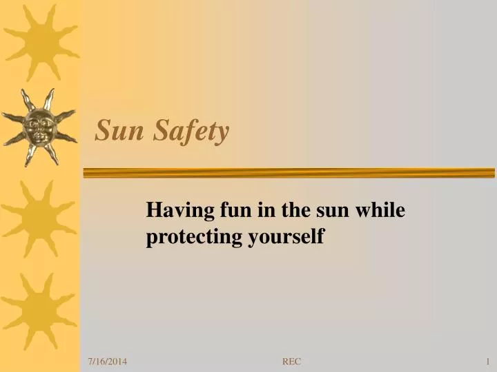sun safety