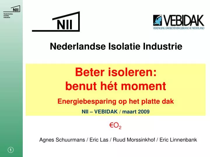 nederlandse isolatie industrie