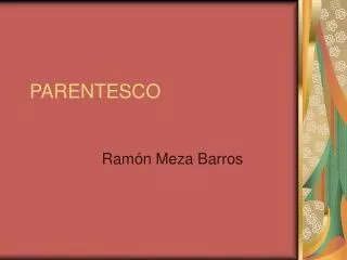 parentesco