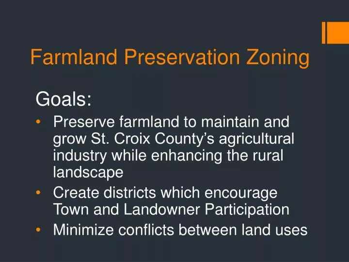 farmland preservation zoning