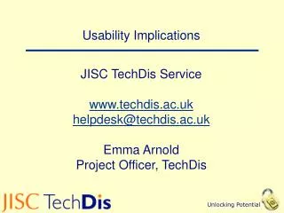 The JISC TechDis Advisory Service