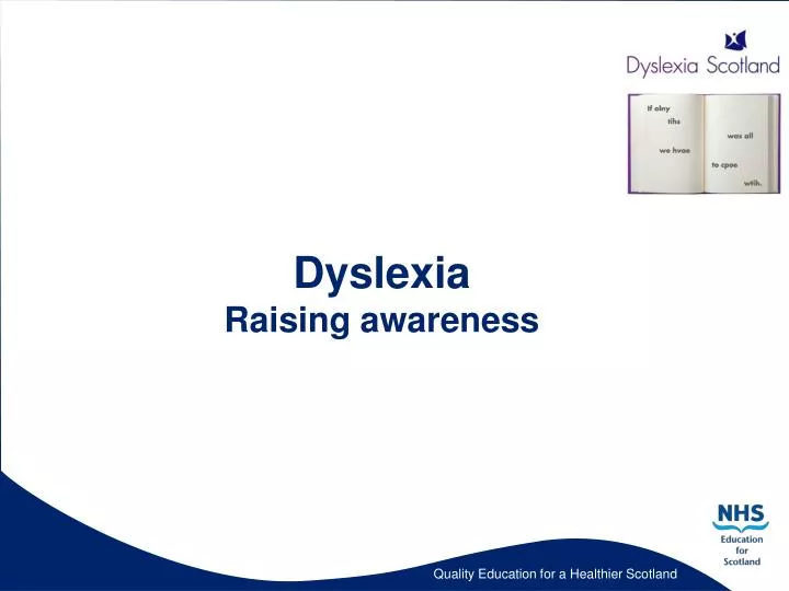 dyslexia raising awareness