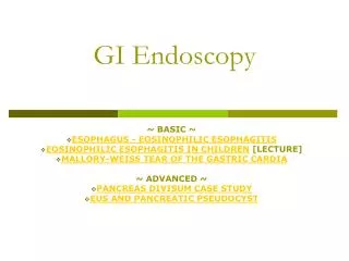 GI Endoscopy