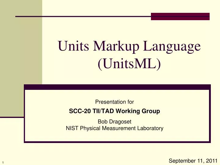 units markup language unitsml