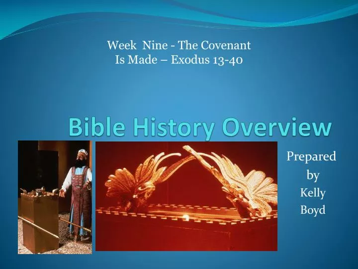 bible history overview