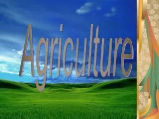 PPT - Agriculture PowerPoint Presentation, Free Download - ID:598600