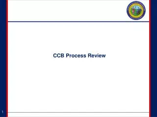 CCB Process Review