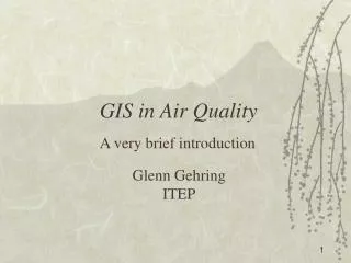GIS in Air Quality