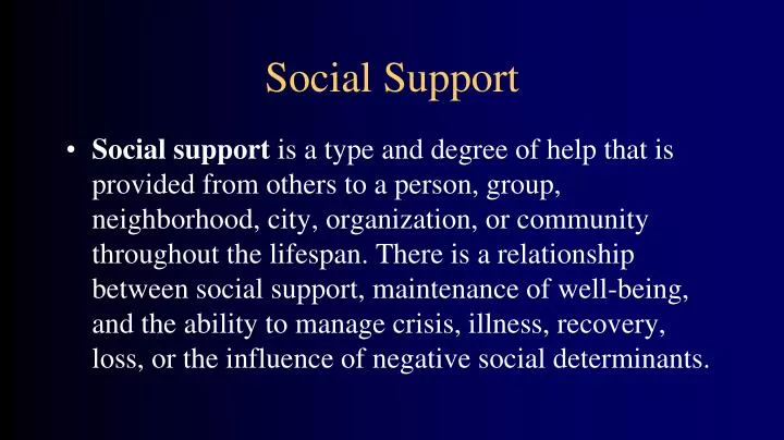 social support