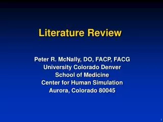 literature review