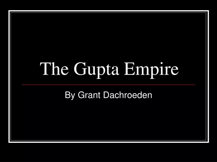 the gupta empire