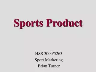 Sports Product