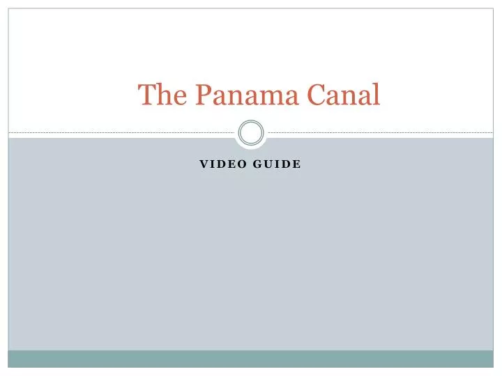 the panama canal