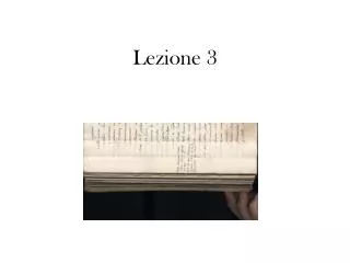 lezione 3
