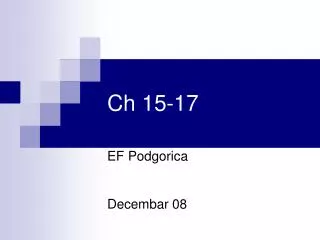 ch 15 17
