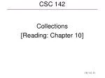 CSC 142 - slide 1