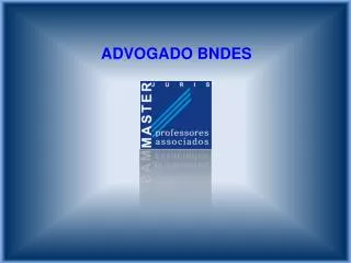 ADVOGADO BNDES