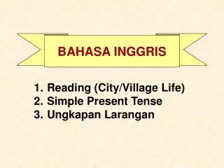 BAHASA INGGRIS