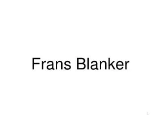 Frans Blanker