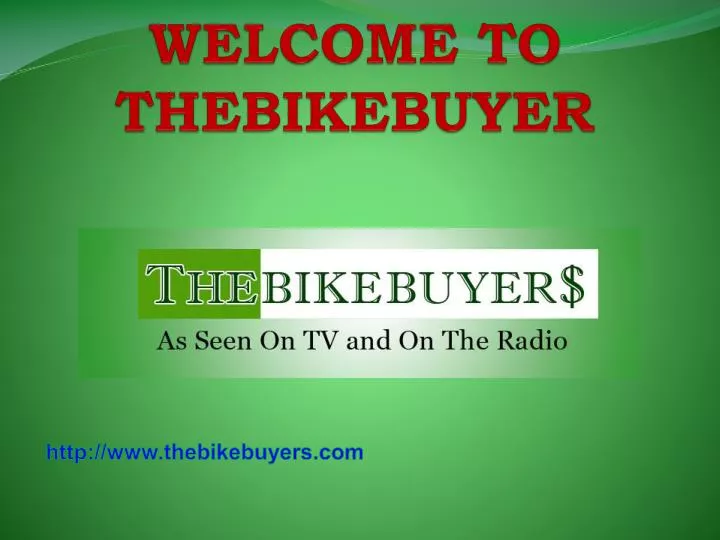 welcome to thebikebuyer
