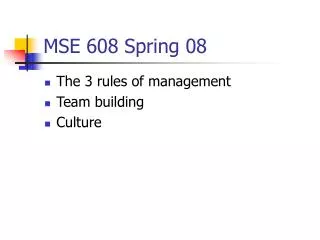 MSE 608 Spring 08