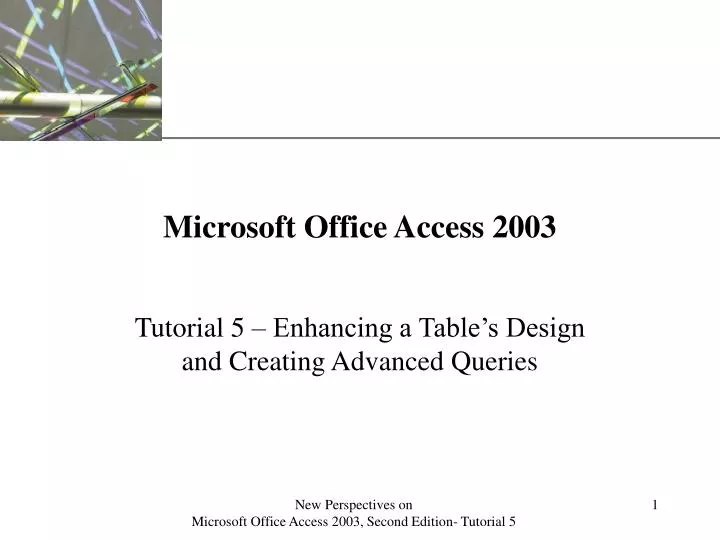 microsoft office access 2003