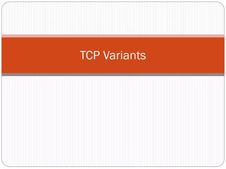 tcp variants