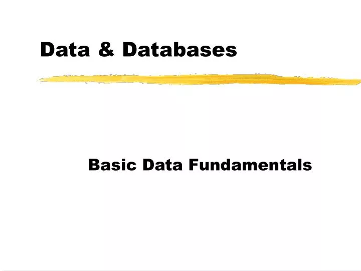 data databases
