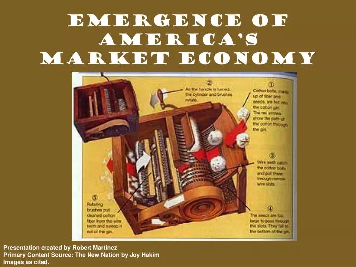 emergence of america s market economy