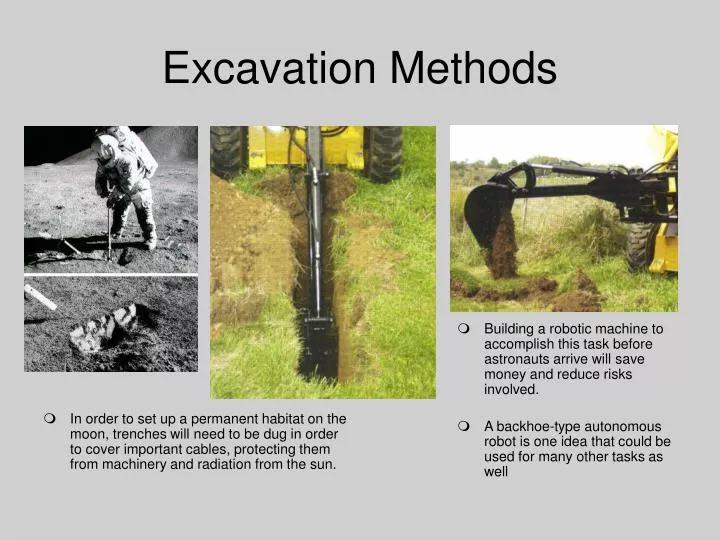 excavation methods