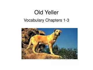 old yeller