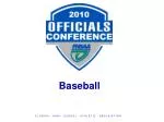 Baseball - slide 1