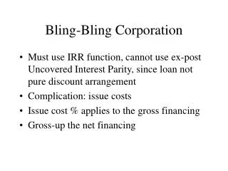 Bling-Bling Corporation