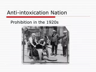Anti-intoxication Nation